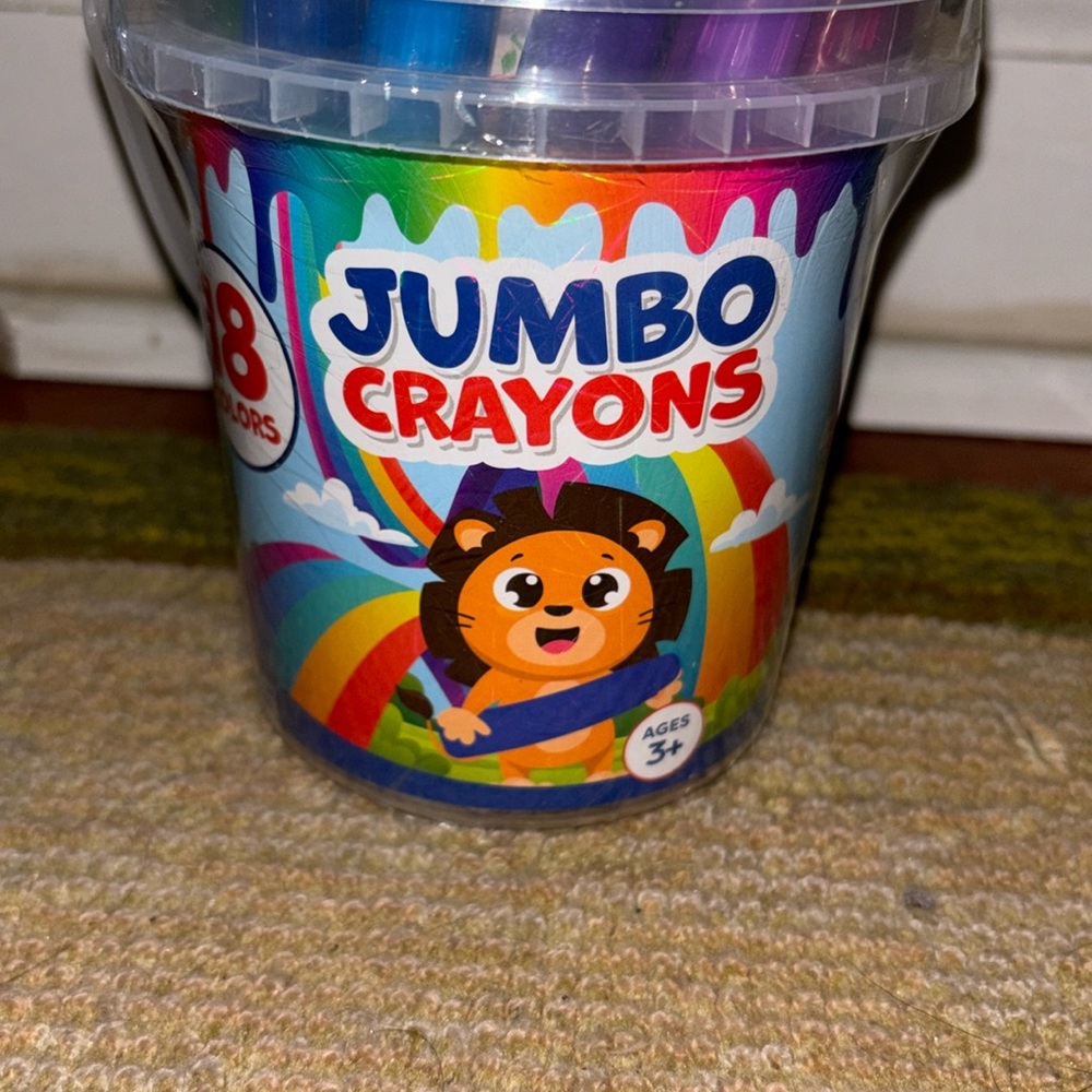 Jumbo crayons